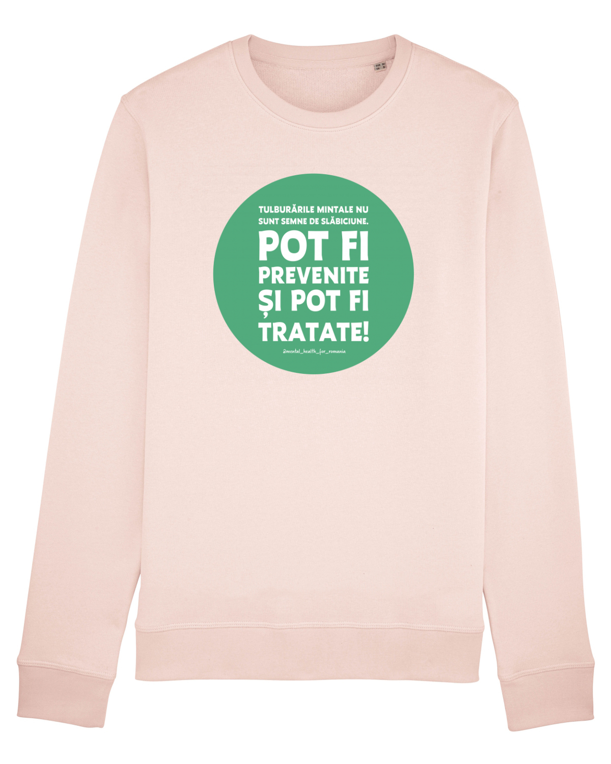 Bluză mânecă lungă Unisex Rise Candy Pink