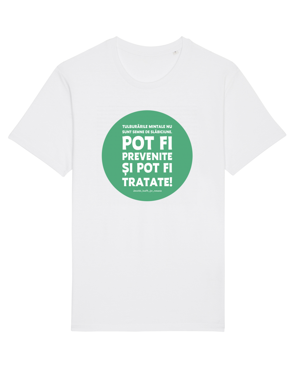 Tricou mânecă scurtă Unisex Rocker White