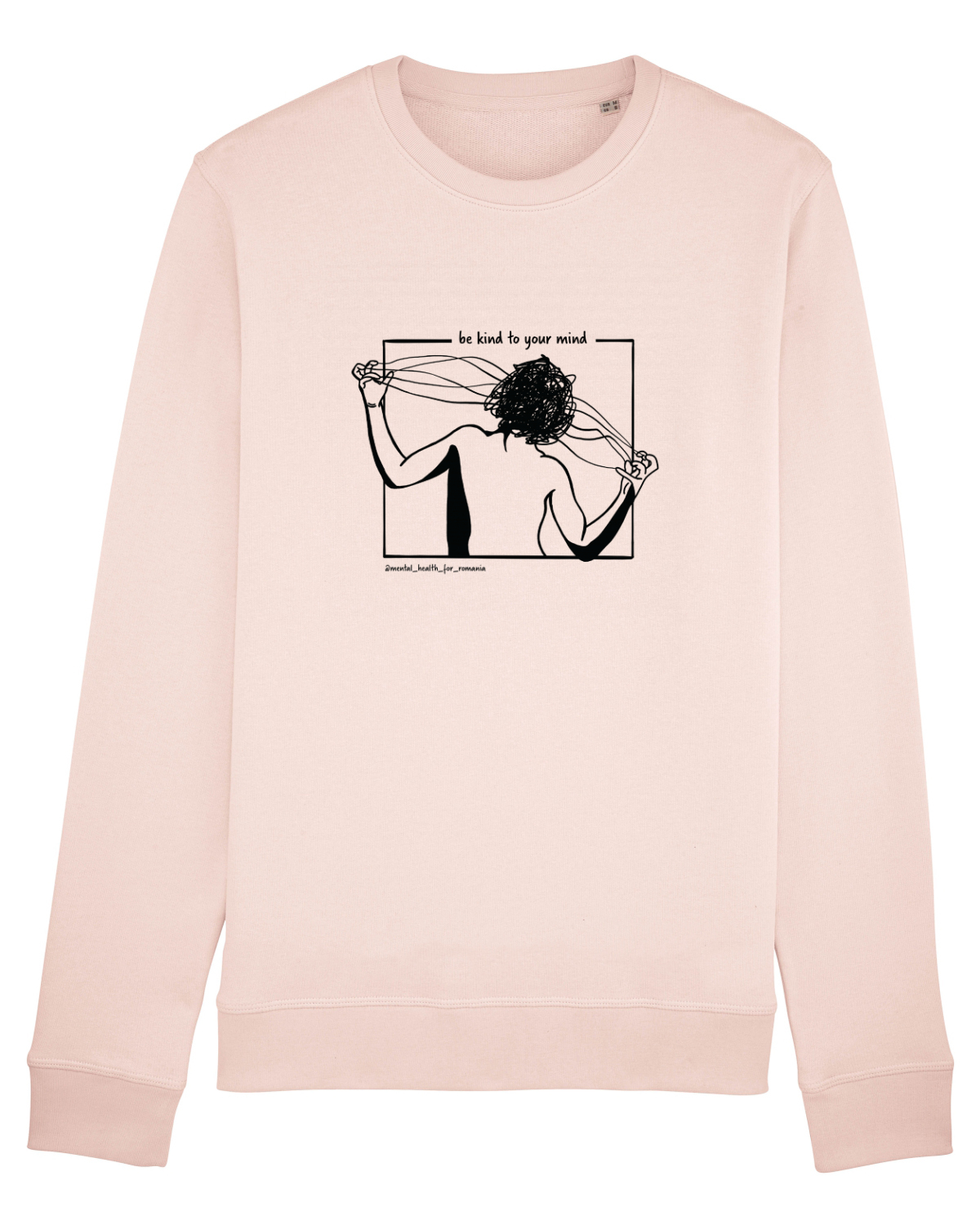 Bluză mânecă lungă Unisex Rise Candy Pink