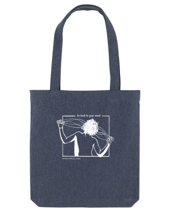 Be kind to your mind negru Midnight Blue