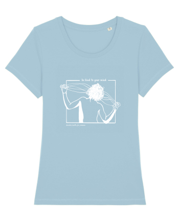 Be kind to your mind negru Sky Blue