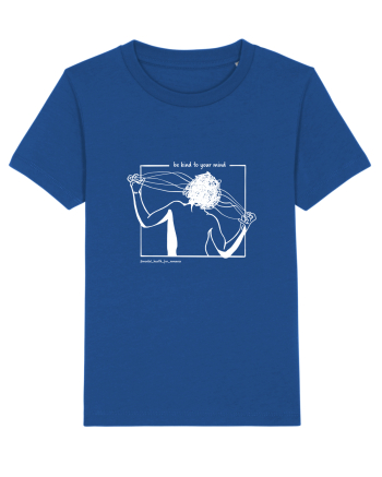 Be kind to your mind negru Majorelle Blue