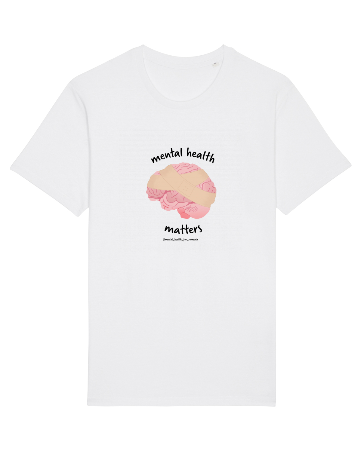 Tricou mânecă scurtă Unisex Rocker White