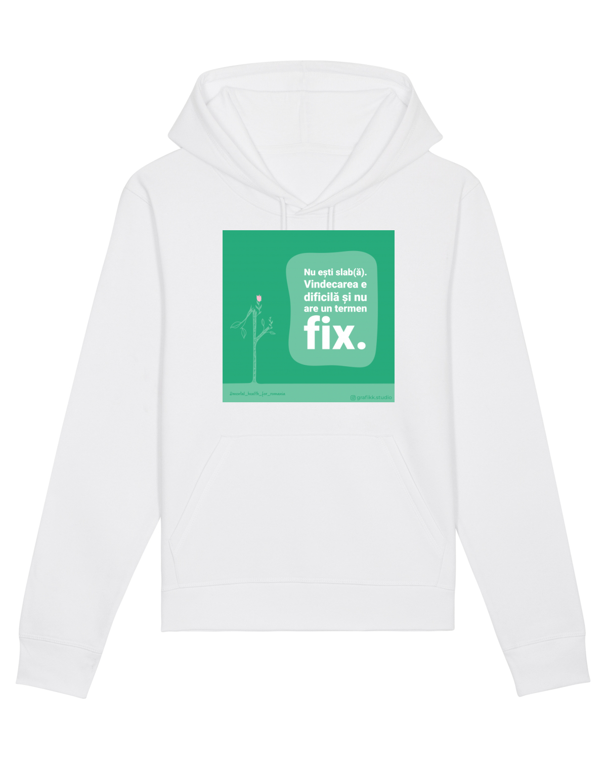 Hanorac Unisex Drummer White