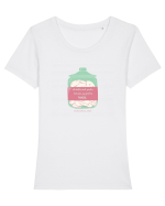 Etichetele sunt pentru borcane Tricou mânecă scurtă guler larg fitted Damă Expresser