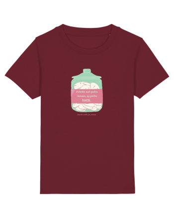 Etichetele sunt pentru borcane Burgundy