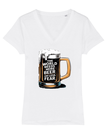 More Beer less Fear White