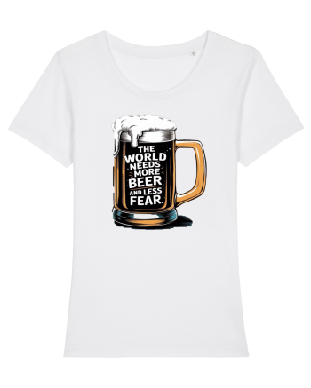 More Beer less Fear White