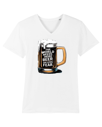 More Beer less Fear White