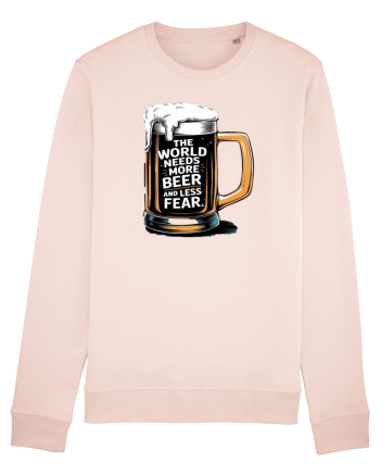 More Beer less Fear Candy Pink