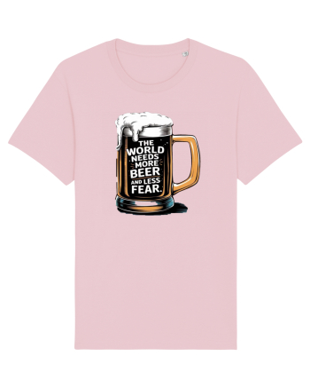 More Beer less Fear Cotton Pink