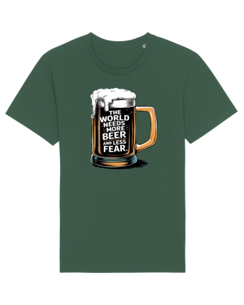More Beer less Fear Bottle Green
