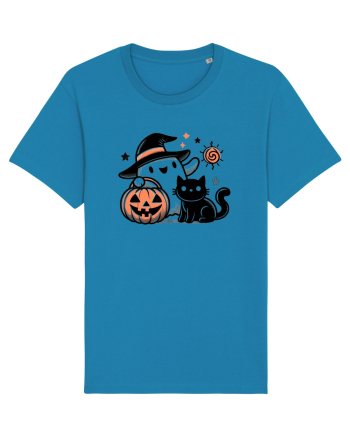 Halloween ghost and black cat Azur