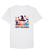 Boo crew Tricou mânecă scurtă guler larg Bărbat Skater