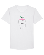 Relax Tricou mânecă scurtă guler larg Bărbat Skater