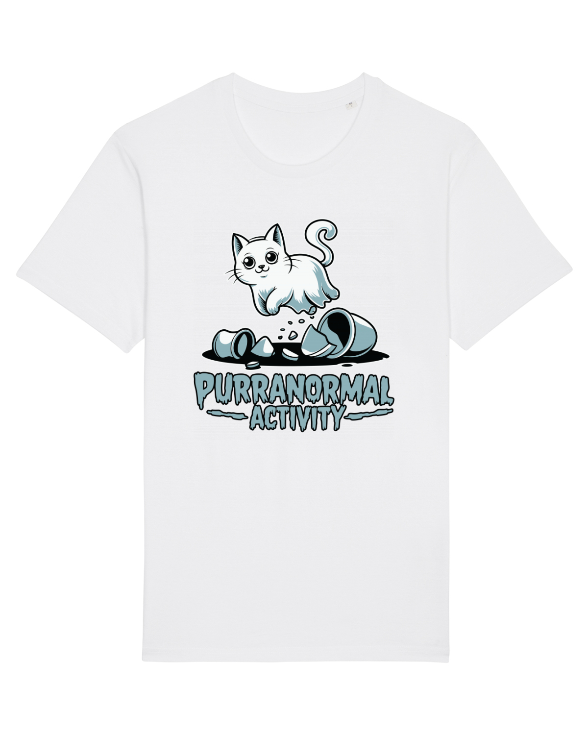 Tricou mânecă scurtă Unisex Rocker White