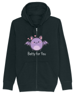 Batty For You Halloween Bat Hanorac cu fermoar Unisex Connector