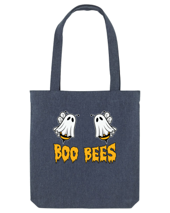 Boo Bees Halloween Bee Couple Midnight Blue