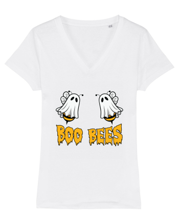 Boo Bees Halloween Bee Couple White