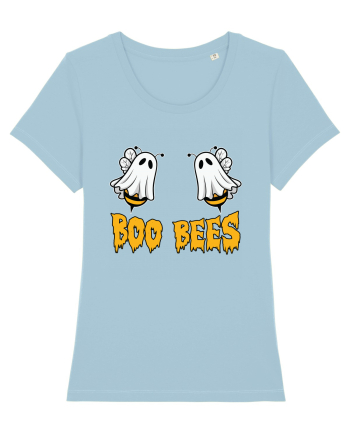Boo Bees Halloween Bee Couple Sky Blue