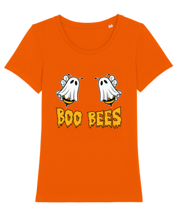 Boo Bees Halloween Bee Couple Bright Orange