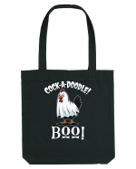 Cock A Doodle Boo | Funny Halloween Ghost Chicken Sacoșă textilă
