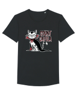 Count Catula Funny Halloween Cat Tricou mânecă scurtă guler larg Bărbat Skater