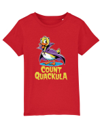 Count Quackula Funny Duck Halloween Tricou mânecă scurtă  Copii Mini Creator