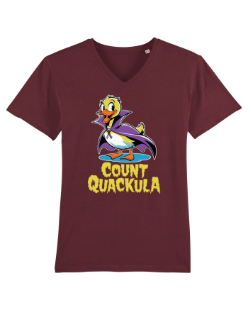 Count Quackula Funny Duck Halloween Burgundy
