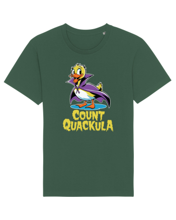 Count Quackula Funny Duck Halloween Bottle Green