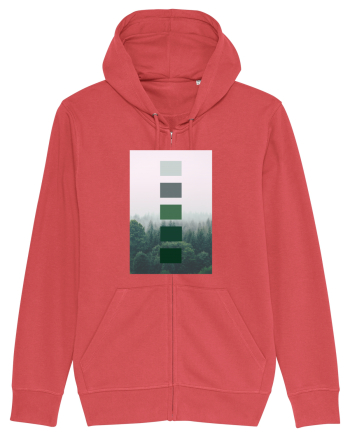 Green Forest Carmine Red