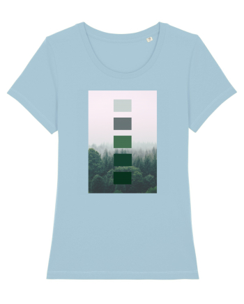 Green Forest Sky Blue