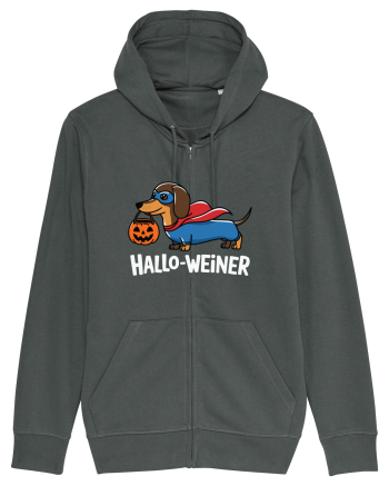 HalloWeiner Funny Halloween SuperDog Anthracite