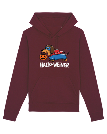HalloWeiner Funny Halloween SuperDog Burgundy