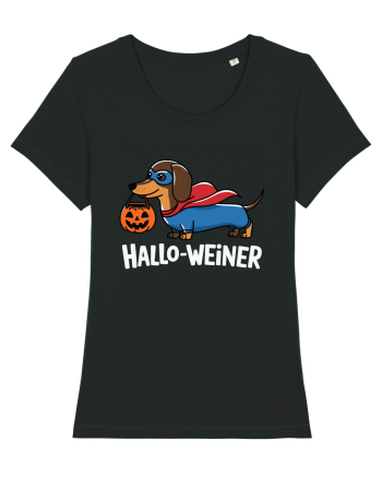HalloWeiner Funny Halloween SuperDog Black