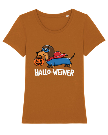 HalloWeiner Funny Halloween SuperDog Roasted Orange