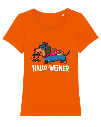 HalloWeiner Funny Halloween SuperDog Bright Orange