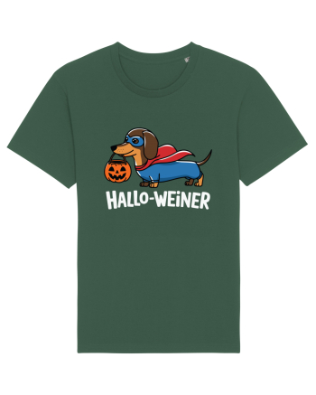 HalloWeiner Funny Halloween SuperDog Bottle Green