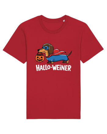 HalloWeiner Funny Halloween SuperDog Red