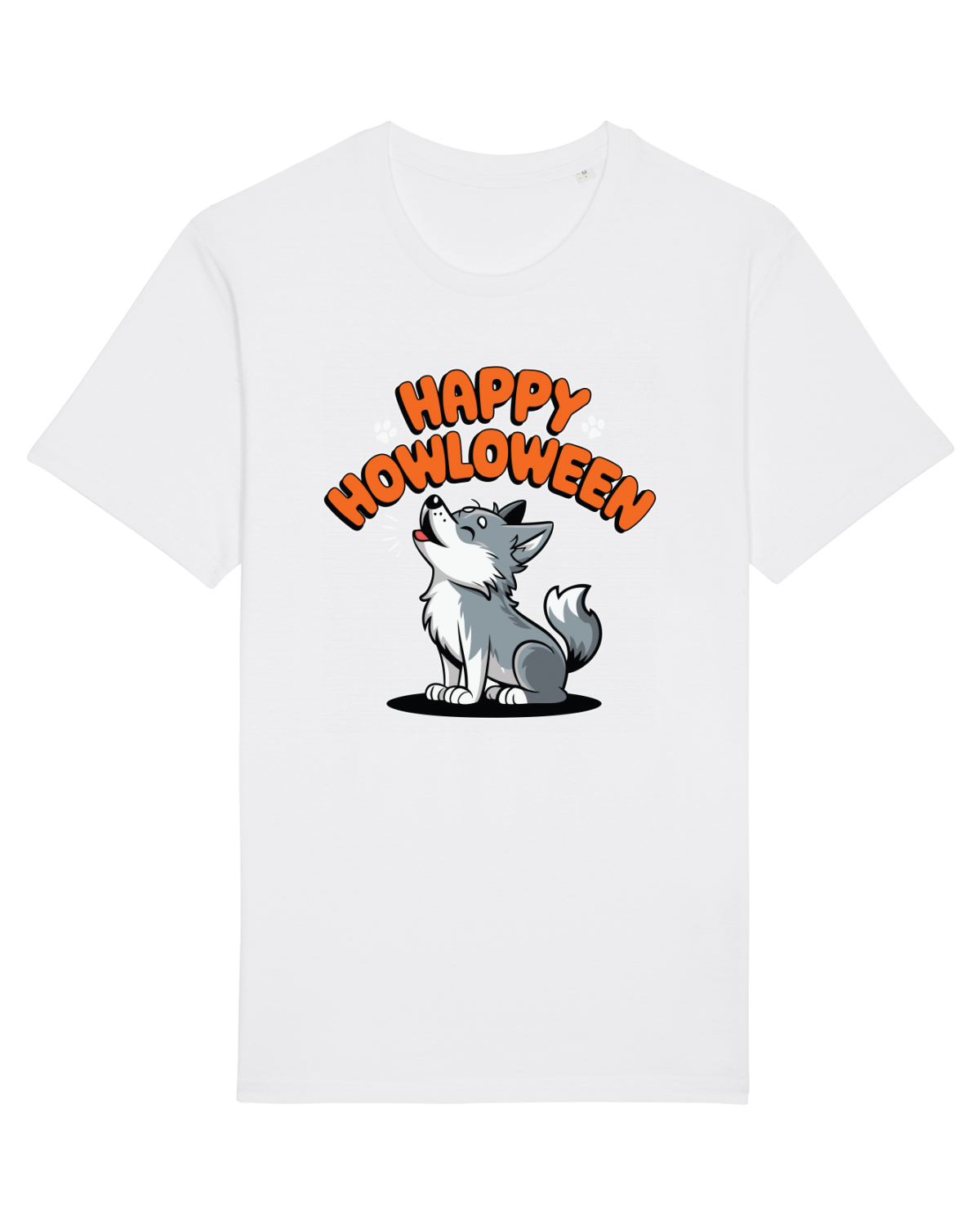 Tricou mânecă scurtă Unisex Rocker White
