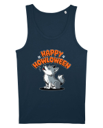 Happy Howloween Funny Halloween Wolf Maiou Bărbat Runs