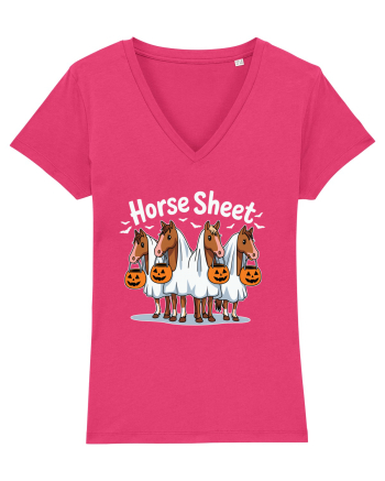 Horse Sheet Halloween Ghost Horse Raspberry