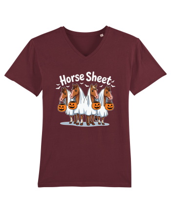 Horse Sheet Halloween Ghost Horse Burgundy