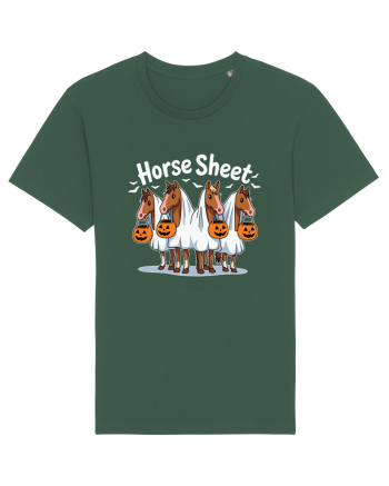 Horse Sheet Halloween Ghost Horse Bottle Green