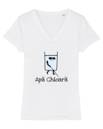 Apa Chioara Tricou mânecă scurtă guler V Damă Evoker