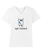 Apa Chioara Tricou mânecă scurtă guler V Bărbat Presenter