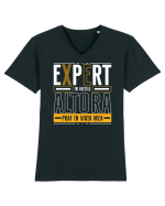Expert în viețile altora Tricou mânecă scurtă guler V Bărbat Presenter