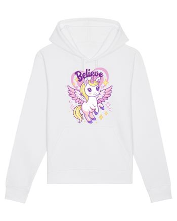 Uniicorn blond dragut - Believe White