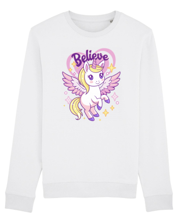 Uniicorn blond dragut - Believe White