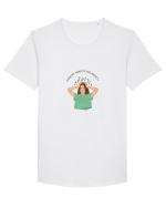 Even my anxiety has anxiety Tricou mânecă scurtă guler larg Bărbat Skater